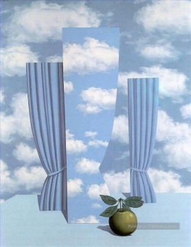  magritte painting - beautiful world 1962 Rene Magritte